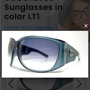 Gucci 2535 Glasses blue gradient